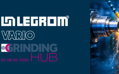 LEGROM at the GrindingHub trade show, May 5–8, 2026, in Stuttgart